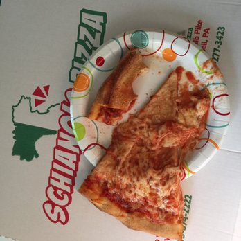 Schiano's Pizza - two slices of pizza on a paper plate - Pizza Near Me - Warminster, Pennsylvania Schiano's Pizza - two slices of pizza on a paper plate - Pizza Near Me - Warminster, Pennsylvania