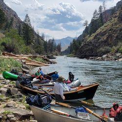Helfrich River Outfitters - Getting ready to float.