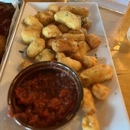Cheese curses were yummy. Marinara was good too! Cheese curses were yummy. Marinara was good too!