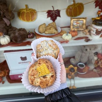 Sconers - Corn & onion, basil & bacon - Bakeries Near Me - Bellevue, Washington Sconers - Corn & onion, basil & bacon - Bakeries Near Me - Bellevue, Washington