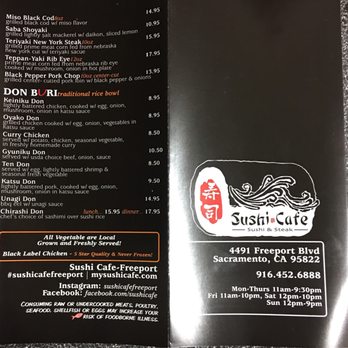Sushi Cafe - Sushi Bars Near Me - Sacramento, California Sushi Cafe - Sushi Bars Near Me - Sacramento, California