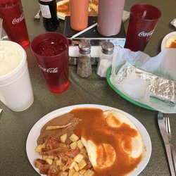 Juan's Burrito Express - Huevos rancheros and homemade lemonade