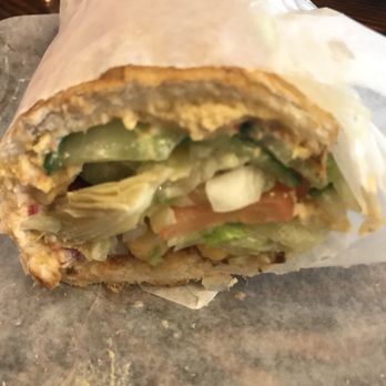Potbelly - Mediterranean Sandwich with no feta but chickpeas instead - Sandwiches Near Me - Fort Wayne, Indiana