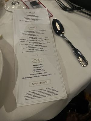 Menu photo 4 Morton's The Steakhouse Sacramento, CA Menu photo 4 Morton's The Steakhouse Sacramento, CA