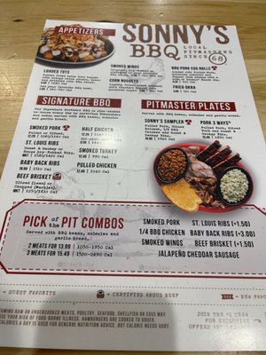 Menu photo 3 Sonny's BBQ Pensacola, FL Menu photo 3 Sonny's BBQ Pensacola, FL