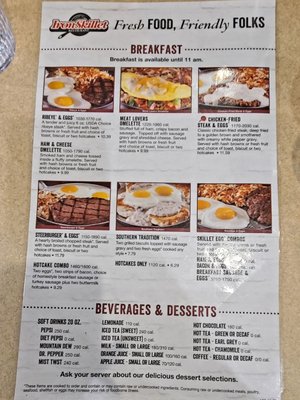 Menu photo 1 Iron Skillet Carlisle, PA
