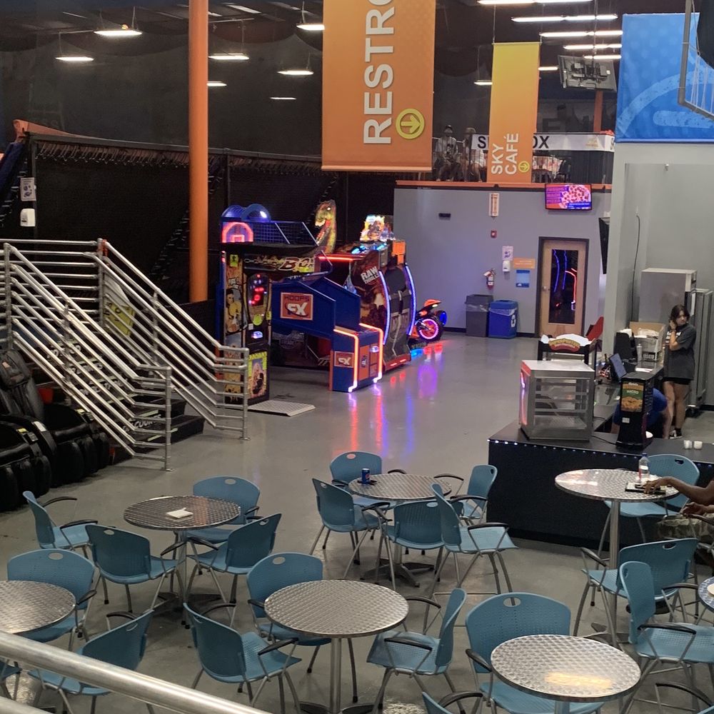 Sky Zone Trampoline Park - Snack bar area. - Trampoline Parks Near Me - Boston Heights, Ohio Sky Zone Trampoline Park - Snack bar area. - Trampoline Parks Near Me - Boston Heights, Ohio