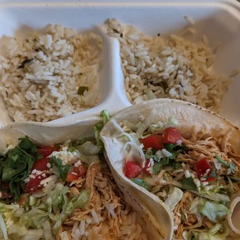 Fuzzy's Taco Shop - Barely any rice - Tacos Near Me - Colorado Springs, Colorado