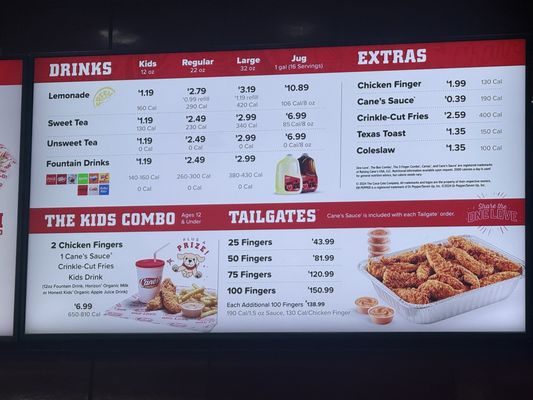 Menu photo 3 Raising Cane's Chicken Fingers Henderson, NV Menu photo 3 Raising Cane's Chicken Fingers Henderson, NV