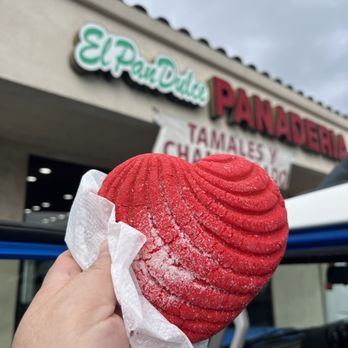 El Pan Dulce Bakery - Heart shaped concha for Valentine's day! - Bakeries Near Me - San Jose, California El Pan Dulce Bakery - Heart shaped concha for Valentine's day! - Bakeries Near Me - San Jose, California