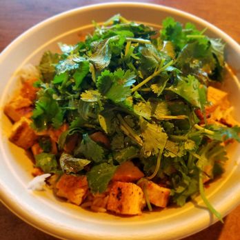TAP The Asian Project - Jasmine rice, chicken with extra chicken and cilantro/ mint - Do-It-Yourself Food Near Me - Burbank, California TAP The Asian Project - Jasmine rice, chicken with extra chicken and cilantro/ mint - Do-It-Yourself Food Near Me - Burbank, California