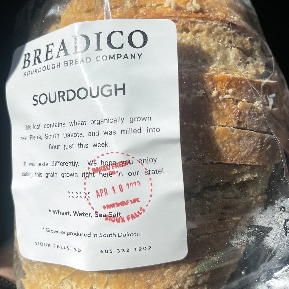 Breadico Sourdough Bread - a bag of bread - Bakeries Near Me - Sioux Falls, South Dakota Breadico Sourdough Bread - a bag of bread - Bakeries Near Me - Sioux Falls, South Dakota
