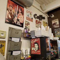 Marvin's Breakfast Club - The Wall across from the counter seating at Marvin's.