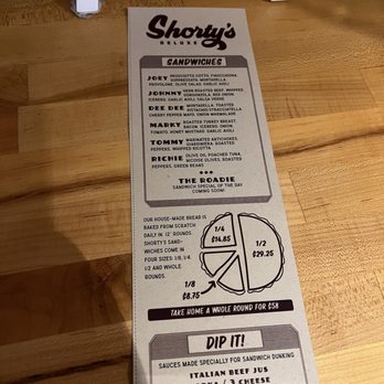 Shorty's Deluxe - Menu - Sandwiches Near Me - Alexandria, Virginia Shorty's Deluxe - Menu - Sandwiches Near Me - Alexandria, Virginia