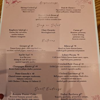 Roots Seasonal Cuisine - Menu for Valentines Day - New American Near Me - Lee's Summit, Missouri