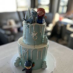 Craved Creations - Frozen themed cake as a small 2- tier