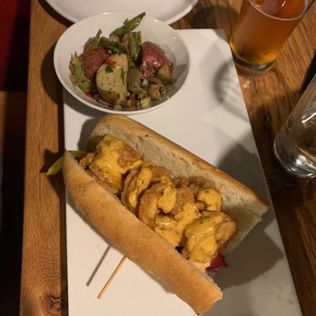 Lost Province Brewing - Shrimp Po'Boy - Pizza Near Me - Boone, North Carolina