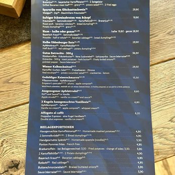 Maximilians - Menu (3 of 5) 14th April 2025 - German Near Me - Berlin, BE