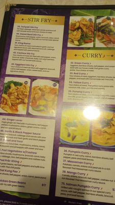 Menu photo 5 Thai Carnation Troutdale, OR