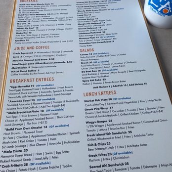 Mala Ocean Tavern - Menu September 2022 - Seafood Near Me - Lahaina, Hawaii Mala Ocean Tavern - Menu September 2022 - Seafood Near Me - Lahaina, Hawaii