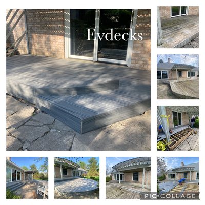Trex decking color island mist - We tackle an old deck that needed some repairs and we replace the entire floor boards with Trex composite decking