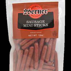Werner Gourmet Meat Snacks - SAUSAGE mini sticks