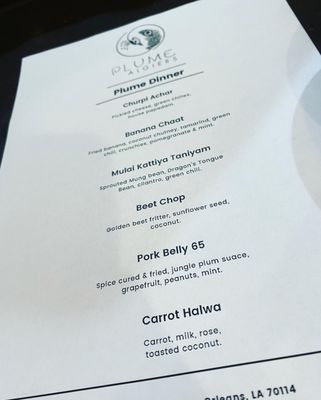 Menu photo 4 Plume Algiers New Orleans, LA Menu photo 4 Plume Algiers New Orleans, LA