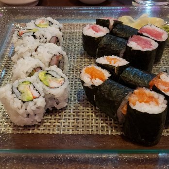 Fish and Knife - a plate of sushi on a table - Japanese Near Me - Trophy Club, Texas