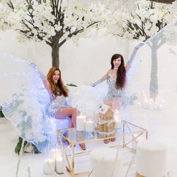 Nocturna Entertainment - Ambiance entertainers at a winter wonderland themed event.