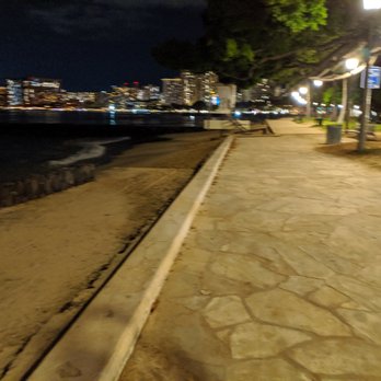 Kuhio Beach Park - View at night - Parks Near Me - Honolulu, Hawaii Kuhio Beach Park - View at night - Parks Near Me - Honolulu, Hawaii