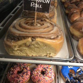 Hurts Donuts - A cinnamon roll the size of your head - Donuts Near Me - Bettendorf, Iowa
