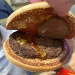 McDonald's - I swear the Hamburger - Happy Meal patty looks like the same size as the Big Mac patty!