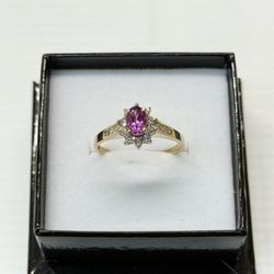 Time To Repair - Special order ring with Pink Tourmaline center stone.