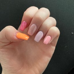 Acrylic nails w/ gel