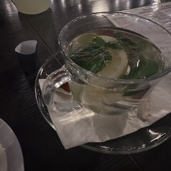 Cafe X2O, La Verne - Mint tea in cute cup - Mediterranean Near Me - La Verne, California Cafe X2O, La Verne - Mint tea in cute cup - Mediterranean Near Me - La Verne, California