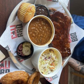 Cali BBQ - Pork rib plate - Barbeque Near Me - Spring Valley, California