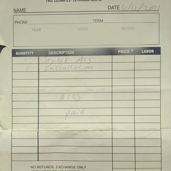 EZ Car Audio - Receipt - Car Stereo Installation Near Me - Las Vegas, Nevada EZ Car Audio - Receipt - Car Stereo Installation Near Me - Las Vegas, Nevada