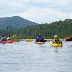 Frisky Otter Tours - Tour to Andy's Creek on Big Moose Lake.
