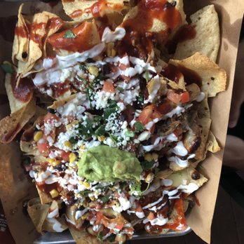 Flatwater Restaurant - Pulled pork nachos - Comfort Food Near Me - Indianapolis, Indiana