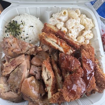 808 Local Hawaiian Grill - Chicken Katsu & Hawaiian BBQ Chicken The Ka Moa Combo Plate - Hawaiian Near Me - Artesia, California 808 Local Hawaiian Grill - Chicken Katsu & Hawaiian BBQ Chicken The Ka Moa Combo Plate - Hawaiian Near Me - Artesia, California