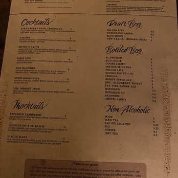 The Stone Cellar - Cocktail menu - Seafood Near Me - Altoona, Pennsylvania The Stone Cellar - Cocktail menu - Seafood Near Me - Altoona, Pennsylvania