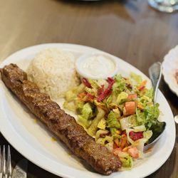 Istanbul Cuisine Flower Mound - Adana Lamb Kebab Platter GF