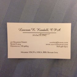 AAA&TS - Business card.
