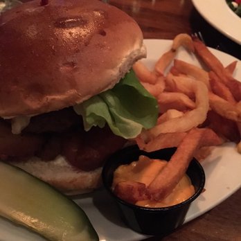 Rudys - Voodoo burger with Belgian fries - Dive Bars Near Me - New Haven, Connecticut