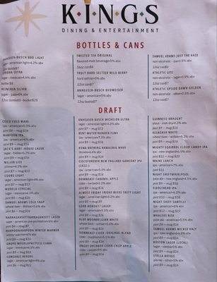 Menu photo 3 Kings Dining & Entertainment Boston, MA Menu photo 3 Kings Dining & Entertainment Boston, MA