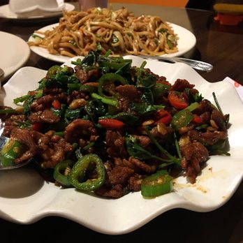 Hunan Bistro - Cumin Beef ($14.99): Very spicy, the spice pretty much overpowers every other flavor here, kinda expensive too. - Chinese Near Me - Houston, Texas Hunan Bistro - Cumin Beef ($14.99): Very spicy, the spice pretty much overpowers every other flavor here, kinda expensive too. - Chinese Near Me - Houston, Texas