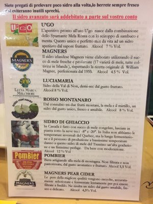 Menu photo 2 La Sidreria Milan, MI
