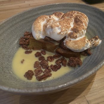 Husk - Sweet Potato Bread Pudding with Toasted Marshmallow - American Near Me - Charleston, South Carolina