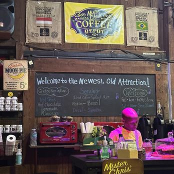 Mister Chris' Coffee Gallery - The counter - Landmarks & Historical Buildings Near Me - Frostproof, Florida Mister Chris' Coffee Gallery - The counter - Landmarks & Historical Buildings Near Me - Frostproof, Florida