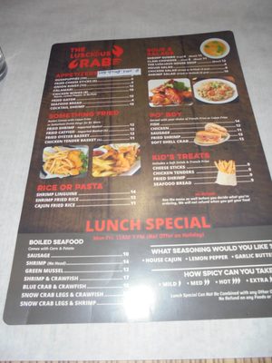 Menu photo 2 The Luscious Crab Saint Paul, MN Menu photo 2 The Luscious Crab Saint Paul, MN